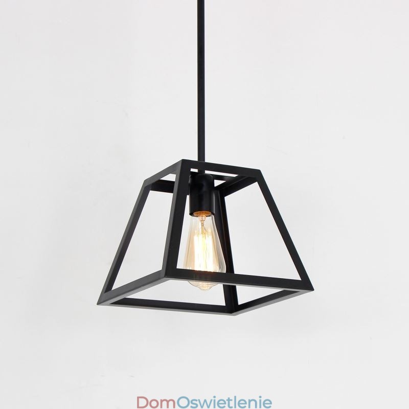 Rustykalna lampa wisząca Farmhouse Industrial Mini Metalowa lampa sufitowa Trapezoidalny kształt wyspa