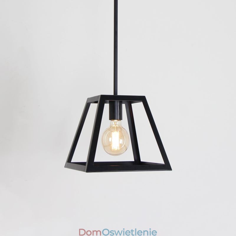 Rustykalna lampa wisząca Farmhouse Industrial Mini Metalowa lampa sufitowa Trapezoidalny kształt wyspa