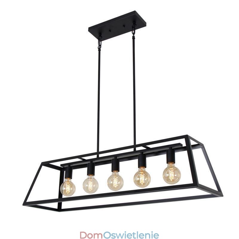 Industrialna metalowa lampa wisząca trapezoidalna wisząca lampa sufitowa