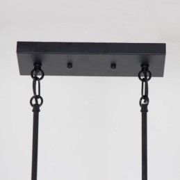 Industrialna metalowa lampa wisząca trapezoidalna wisząca lampa sufitowa