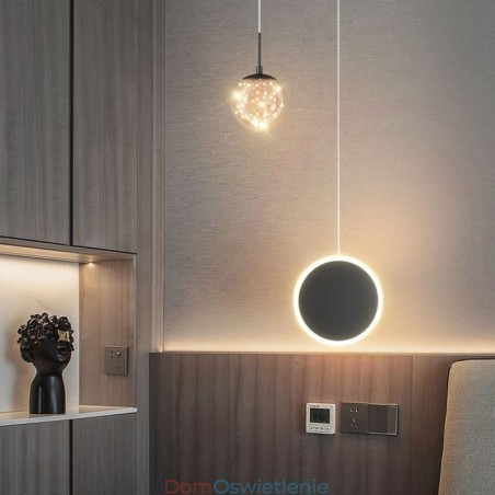 Okrągły pierścień wiszący lampa nowoczesna kula wisząca lampa Okrągły pierścień wiszący lampa nowoczesna kula wisząca lampa