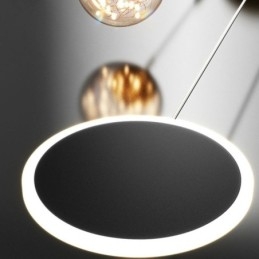 Okrągły pierścień wiszący lampa nowoczesna kula wisząca lampa