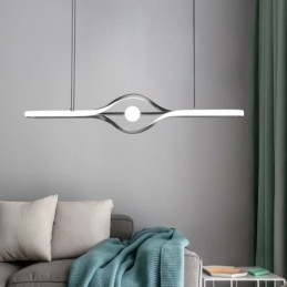 Nowoczesna liniowa lampa wisząca, długa lampa wisząca