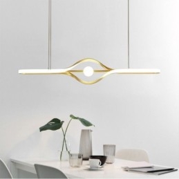 Nowoczesna liniowa lampa wisząca, długa lampa wisząca