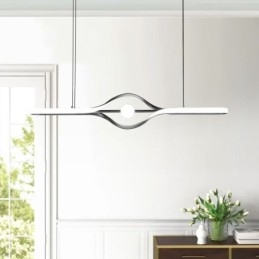 Nowoczesna liniowa lampa wisząca, długa lampa wisząca