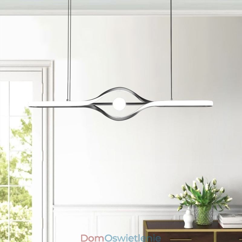 Nowoczesna liniowa lampa wisząca, długa lampa wisząca