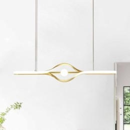 Nowoczesna liniowa lampa wisząca, długa lampa wisząca
