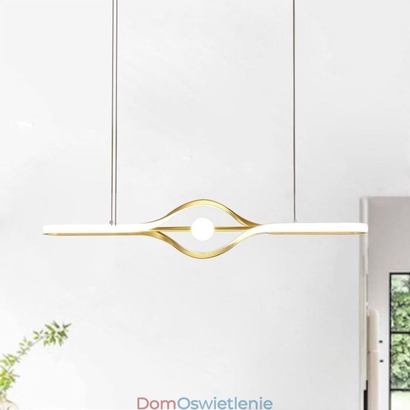 Nowoczesna liniowa lampa wisząca, długa lampa wisząca