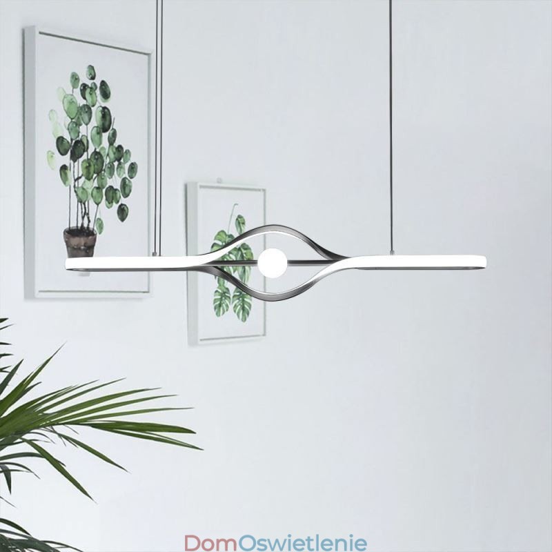 Nowoczesna liniowa lampa wisząca, długa lampa wisząca