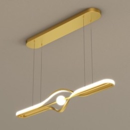 Nowoczesna liniowa lampa wisząca, długa lampa wisząca
