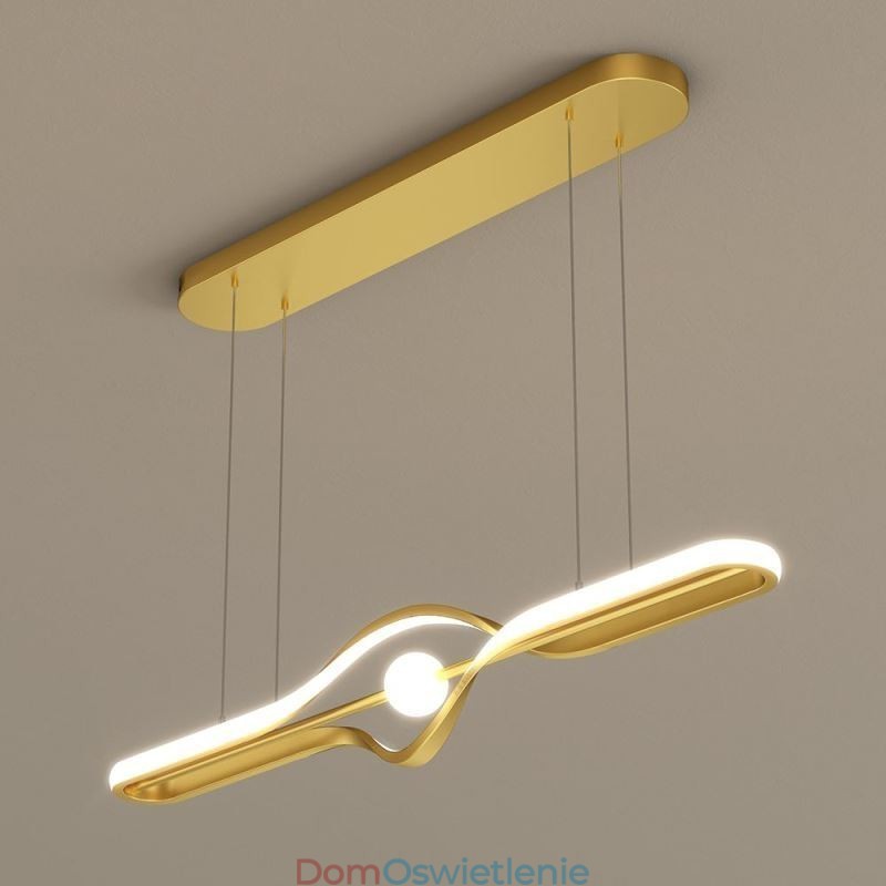 Nowoczesna liniowa lampa wisząca, długa lampa wisząca