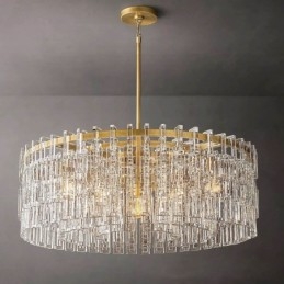 Amerykańska lampa sufitowa Luksusowa lampa wisząca kryształowa 60 cm