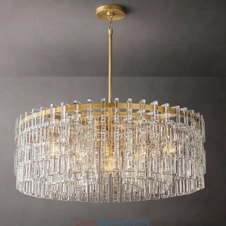 Amerykańska lampa sufitowa Luksusowa lampa wisząca kryształowa 60 cm Amerykańska lampa sufitowa Luksusowa lampa wisząca kryształowa 60 cm