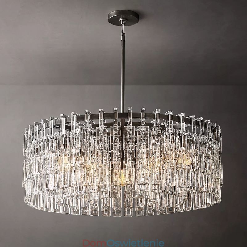 Amerykańska lampa sufitowa Luksusowa lampa wisząca kryształowa 60 cm