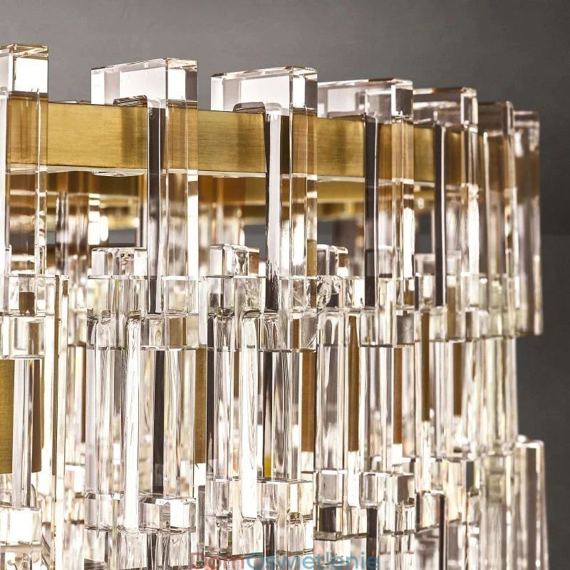 Amerykańska lampa sufitowa Luksusowa lampa wisząca kryształowa 60 cm