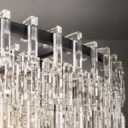 Amerykańska lampa sufitowa Luksusowa lampa wisząca kryształowa 60 cm