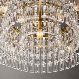 Amerykańska lampa sufitowa Luksusowa lampa wisząca kryształowa 60 cm