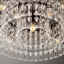 Amerykańska lampa sufitowa Luksusowa lampa wisząca kryształowa 60 cm