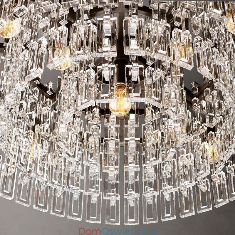 Amerykańska lampa sufitowa Luksusowa lampa wisząca kryształowa 60 cm