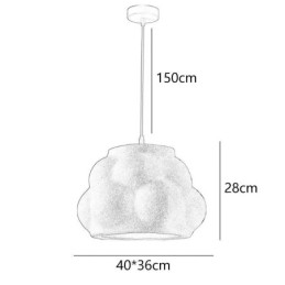 Żywiczna lampa wisząca Nowoczesna lampa wisząca