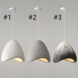 Żywiczna lampa sufitowa, dekoracja wisząca