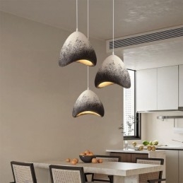 Żywiczna lampa sufitowa, dekoracja wisząca