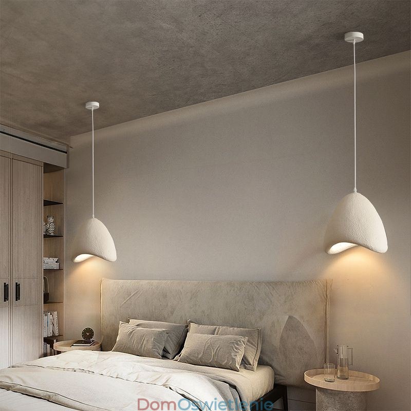 Żywiczna lampa sufitowa, dekoracja wisząca