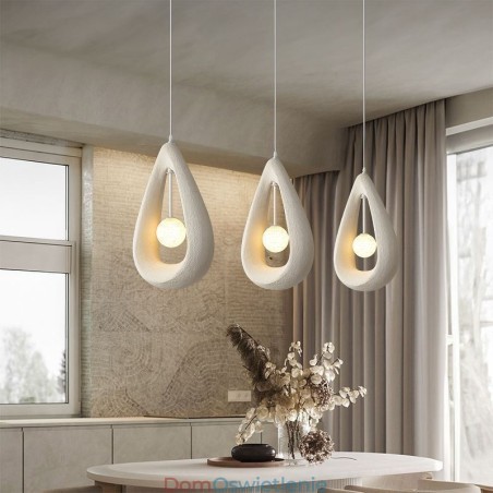 Żywiczna lampa sufitowa wisząca Żywiczna lampa sufitowa wisząca