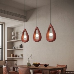 Żywiczna lampa sufitowa wisząca
