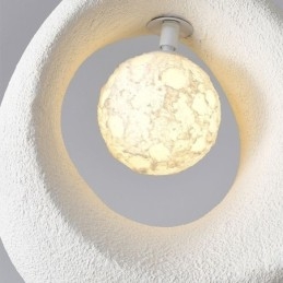 Żywiczna lampa wisząca Nowoczesna prosta lampa sufitowa