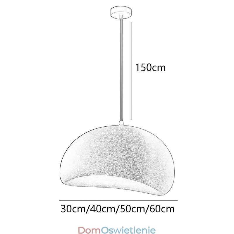 Żywiczna lampa wisząca Minimalistyczna lampa wisząca