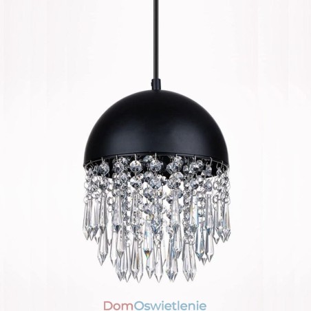 Kryształowy wisiorek Tassel lampa sufitowa czarny klosz do pokrywki garnka Kryształowy wisiorek Tassel lampa sufitowa czarny klosz do pokrywki garnka