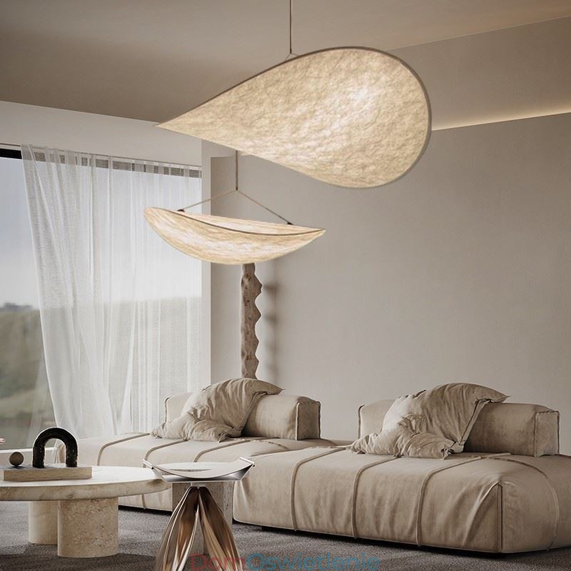 Lampa sufitowa Jedwabna dekoracja Wisząca lampa Ciepła biel