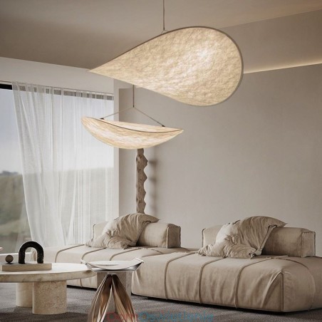 Lampa sufitowa Jedwabna dekoracja Wisząca lampa Ciepła biel Lampa sufitowa Jedwabna dekoracja Wisząca lampa Ciepła biel