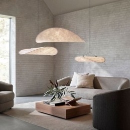 Lampa sufitowa Jedwabna dekoracja Wisząca lampa Ciepła biel