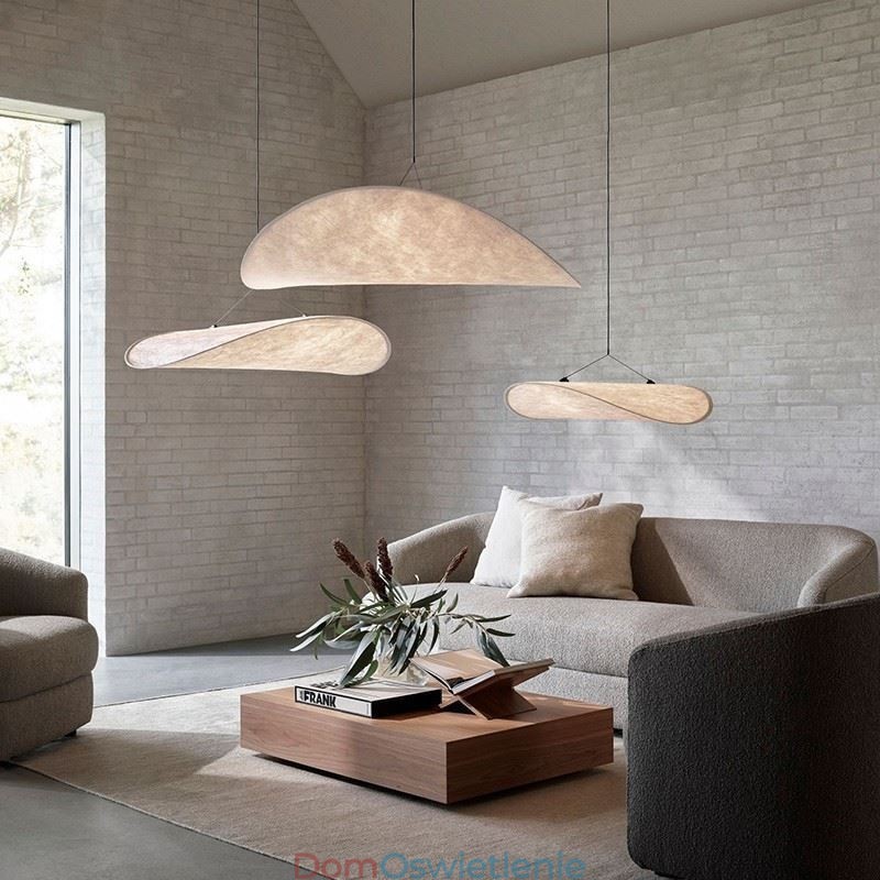 Lampa sufitowa Jedwabna dekoracja Wisząca lampa Ciepła biel