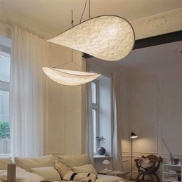 Lampa sufitowa Jedwabna dekoracja Wisząca lampa Ciepła biel