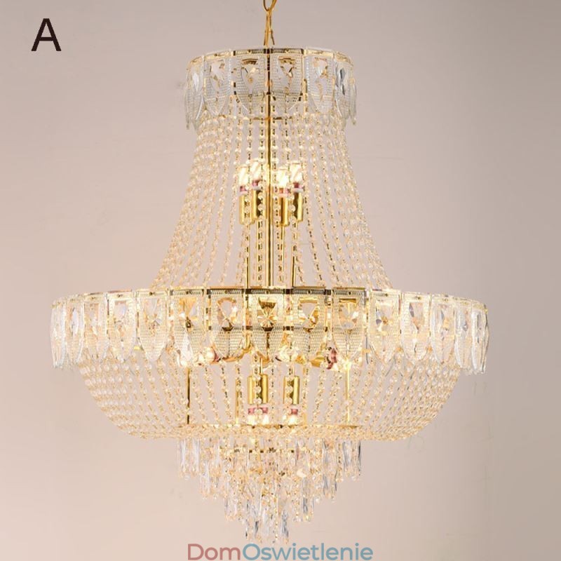 Kryształowa lampa wisząca Luksusowa dekoracyjna lampa sufitowa
