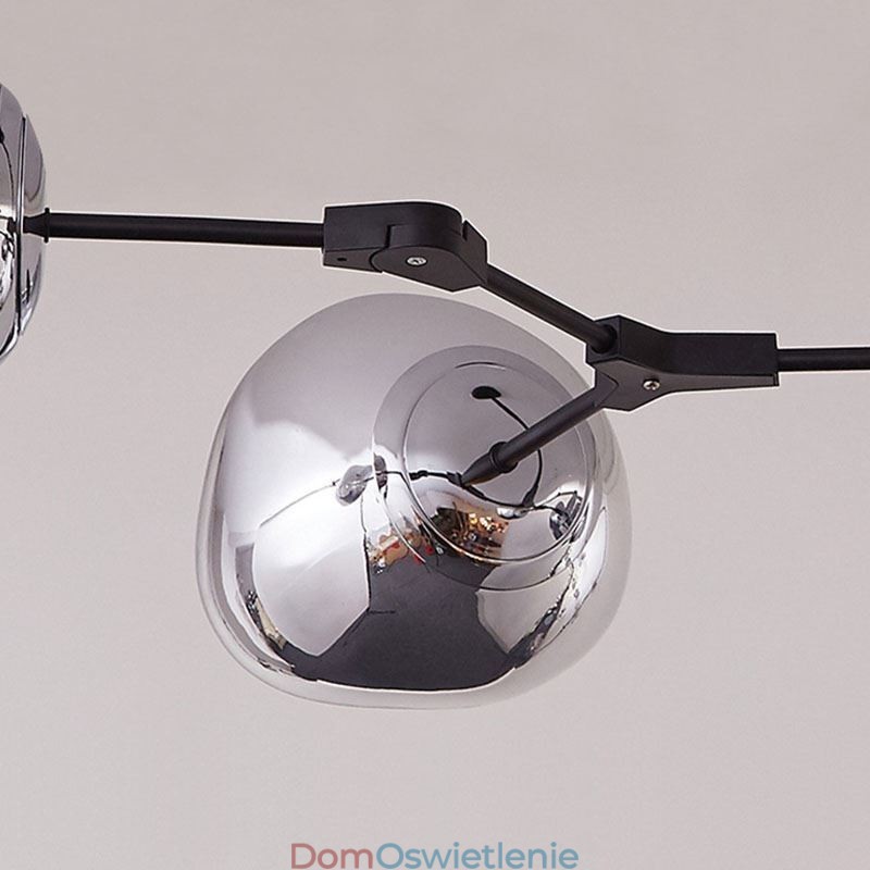Nordic Lampa sufitowa Nowoczesny galwanizowany klosz witrażowy Lampa wisząca