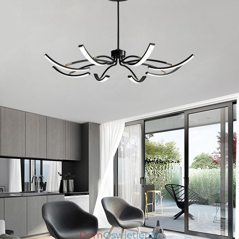 Lampa wisząca Minimalistyczna, przekształcalna lampa sufitowa