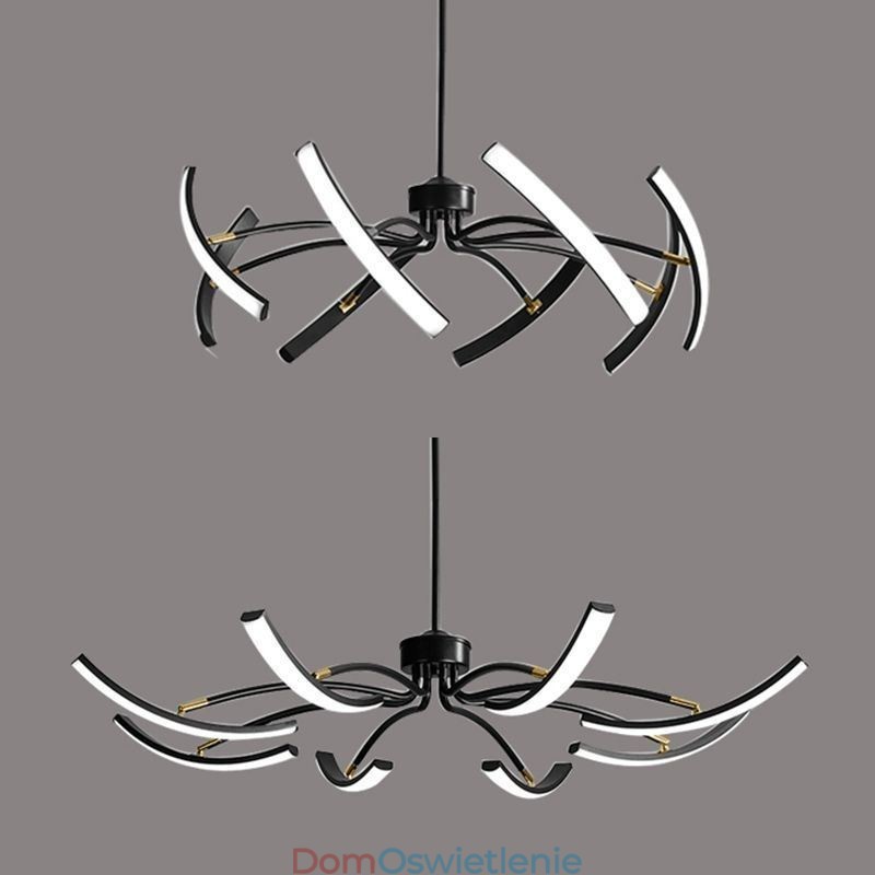 Lampa wisząca Minimalistyczna, przekształcalna lampa sufitowa