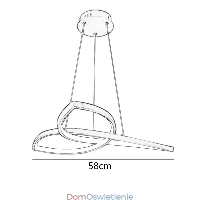 Wisząca lampa minimalistyczna Clover Ceiling Light