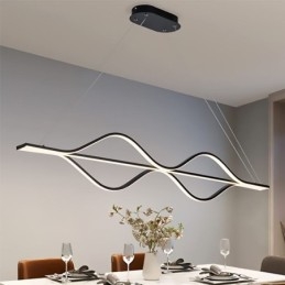 Wisząca minimalistyczna lampa sufitowa Wave Light