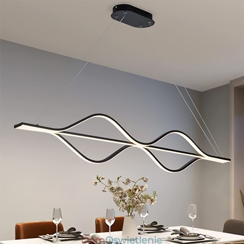Wisząca minimalistyczna lampa sufitowa Wave Light