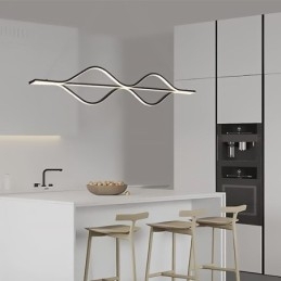 Wisząca minimalistyczna lampa sufitowa Wave Light