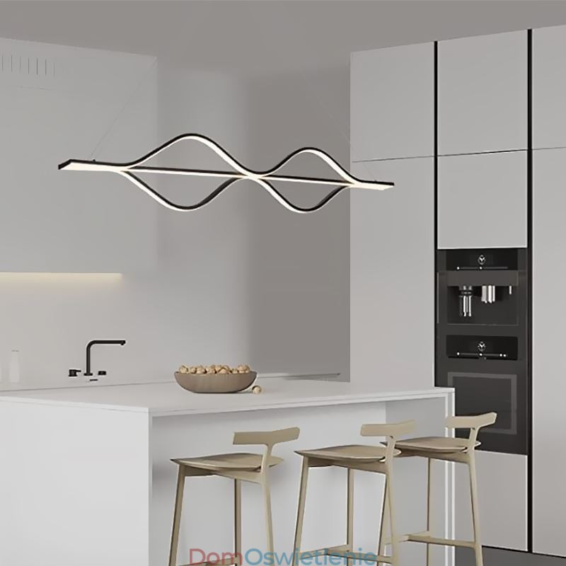 Wisząca minimalistyczna lampa sufitowa Wave Light
