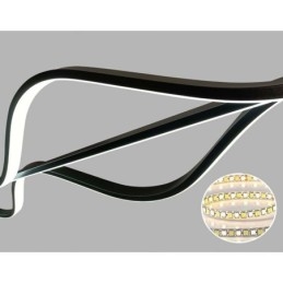 Wisząca minimalistyczna lampa sufitowa Wave Light