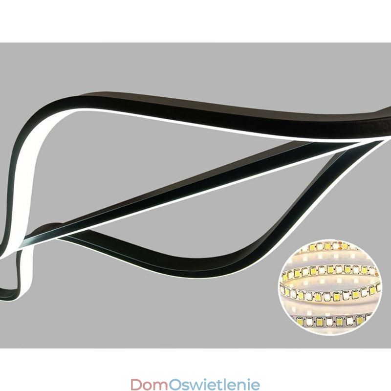 Wisząca minimalistyczna lampa sufitowa Wave Light