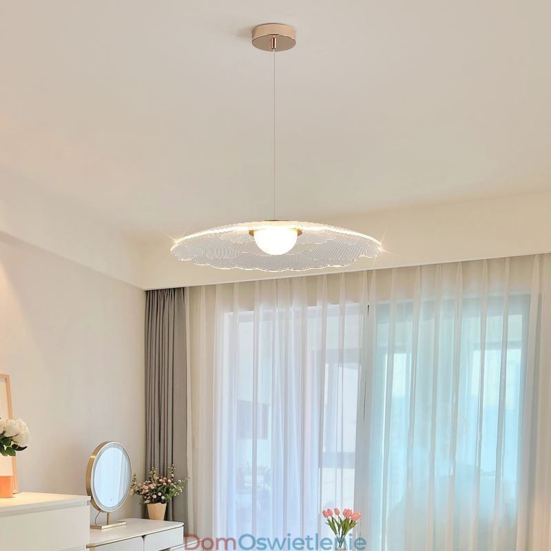 Wisząca lampa akrylowa Flower Pan Sufitowa lampa