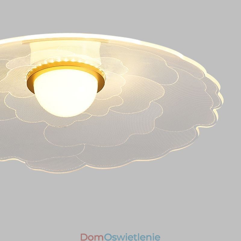 Wisząca lampa akrylowa Flower Pan Sufitowa lampa